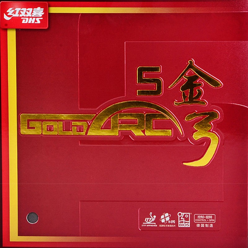 Mặt vợt DHS Gold 5 màu đỏ