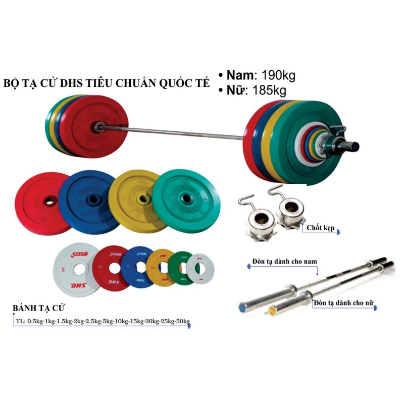Bộ tạ cử Nữ DHS-TCQT